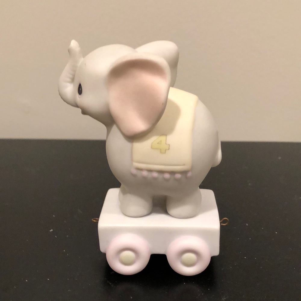 NWT Precious Moments 4 year old Birthday figurine